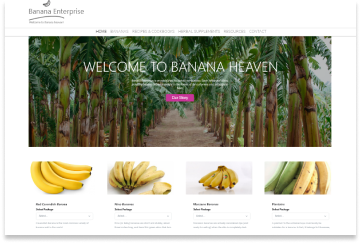 Website for banana deliveries